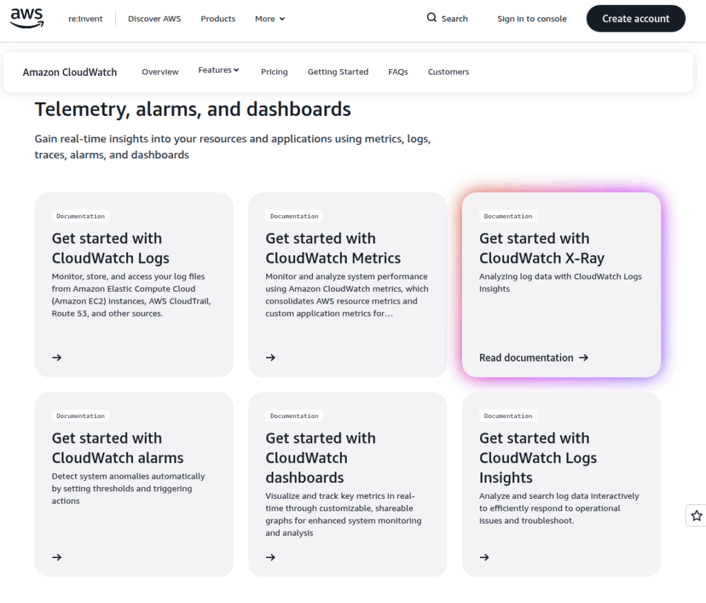 CloudWatch 시작하기
